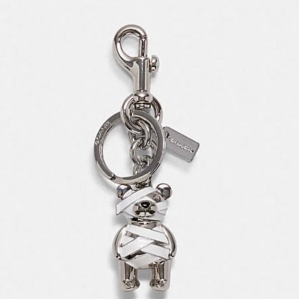 Coach Halloween Mummy Bear Bag Charm/Keychain  👻